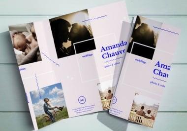 I will design creative flyers and bifold brochure