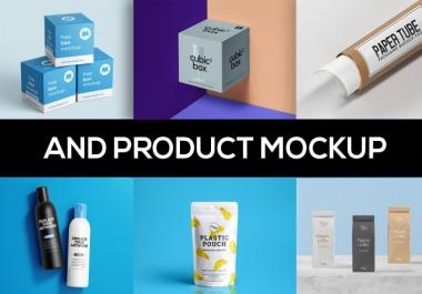 I will create realistic photoshop smart object product mockup