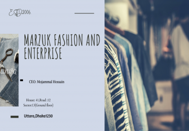 I can develop Professional Banner,  Poster and Business card for your Company.