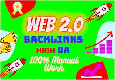 I will build 50 High DA Web 2.0 profile backlinks professionally