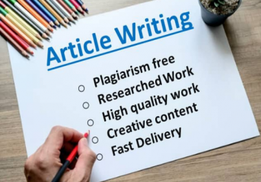 write a 1000 word high quality SEO and blog post article any topic