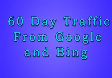 keyword targeted Traffic For 60 day From Google and Bing