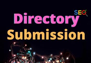 100 Manually Directory Submission High Quality SEO Backlinks on High DA/PA Site