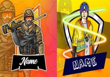 I will design amazing gaming,  esport,  yotube,  twitch logo for you in 24 hours