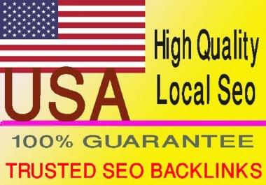 I will do 200 usa backlinks for top google rank,  trusted seo link building service