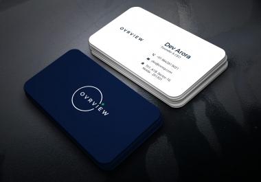 I will design business card in 24 hours