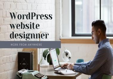I will install wordpress & configure setup theme & do customization