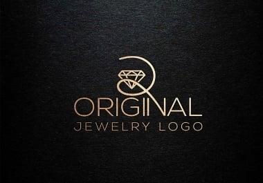 I will Do Unique Modern Jewelry Looking Logo Design