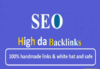 Premium USA 20 High DA 70 + Authority SEO Backlinks, White hat service
