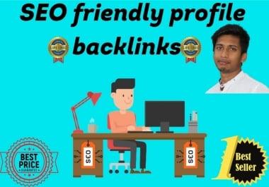 I will do HQ 200+ profile backlinks for your website done Manually