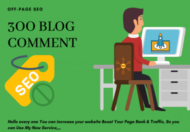 I will do 300 Niche high quality dofollow blog comments backlinks