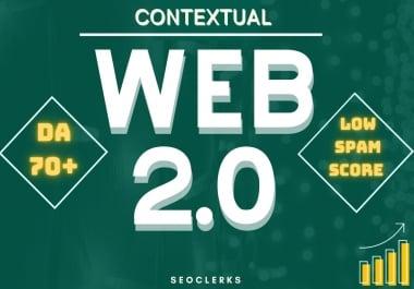 50 Handmade Contextual Web 2.0 Blog with DoFollow Backlink Including Login Details