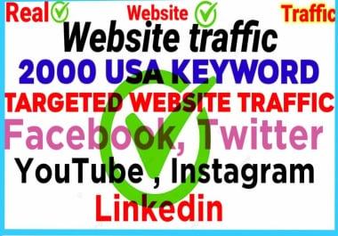 HQ USA keyword Targeted Visitors to Your Website