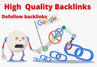 I will build high DR dofollow backlinks for off page SEO