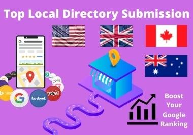 I will do top 50 manual local SEO Citations and Google Map Listing