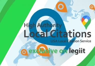 I will do 300 local citations listing for your business