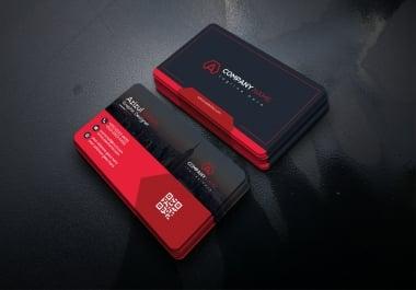 I will Design Professional Modern Business Card.