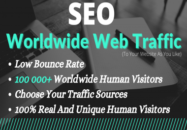 Keyword Targeted 100 Unique Human 100 000+ Organic Web Traffic Within A Month SEO