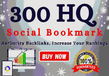 300+ Live SOCIAL BOOKMARK Links to your site for google ranking
