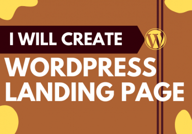 i will create professional landing page