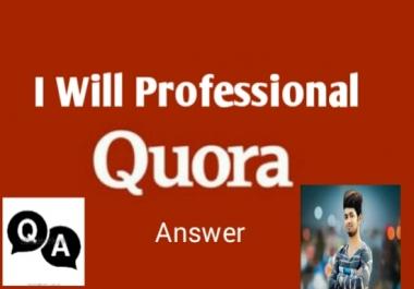 High Guaranteed Targeted traffic with 20 quora answers