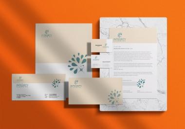 I will design a brand style guide and logo