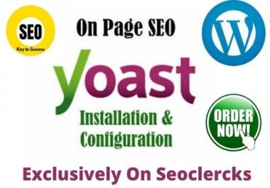 I will do on page SEO for wordpress site