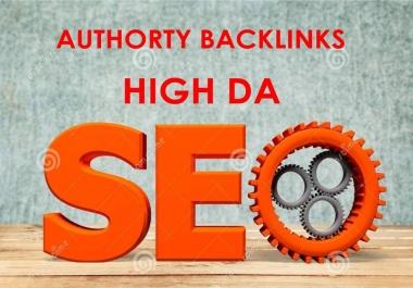 I will Do 20 High Da Authority Dofollow Backlinks