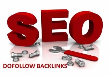 I will give 40 Top Ranking high tf cf permanent dofollow backlinks for SEO