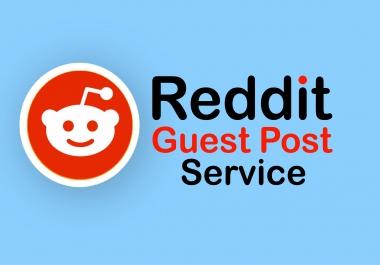 Write And Publish 10 Guest Post On Reddit. Com