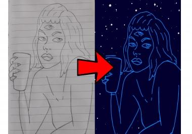 SKETCH to VECTOR transformation