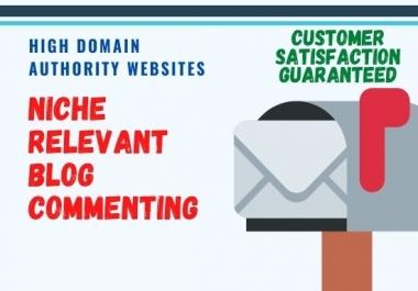 Manual Dofollow Blog Commenting With Relevant Niche