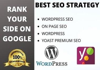on page SEO with premium yoast for wordpess website