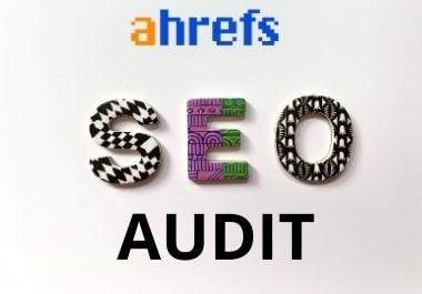 I will provide actionable SEO Audit report and competitor analysis for your website