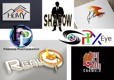 I will design a modern minimalist and elegant logo