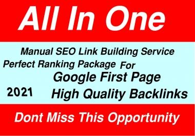 Rank Your Website upon Google 1st Page And high Traffic Monthly Manual SEO Service