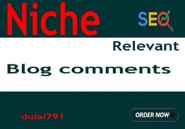 I Will Create 40 Niche Relevant Blog Comments Backlinks On High DA
