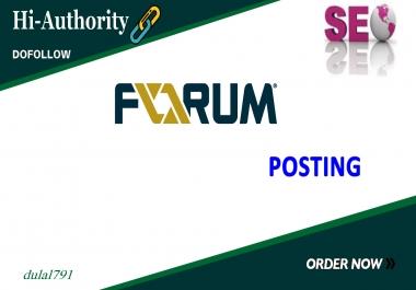 I Will Created 4o High Quality PA DA Forum Posting Manually