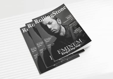 I will design professional magazine cover perfectly
