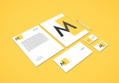 I will design an awesome stationery for you