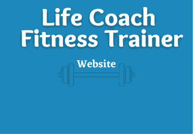 design a life coach,  fitness trainer wordpress website with booking form