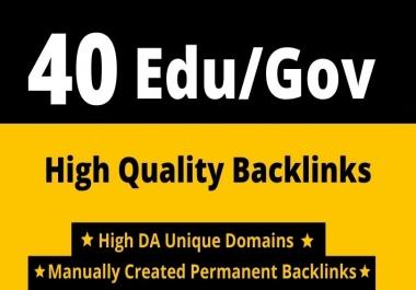 40 dofollow Edu/Gov Forum,  SEO Profile Backlinks,  Blog Comments