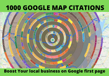 I will do 500 map citation for local seo and google my business