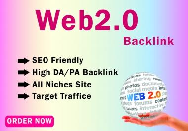I Will Creation 50 Web 2.0 Backlink For Your Website