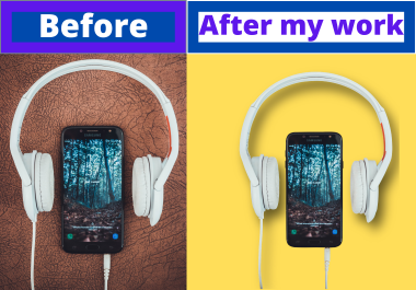 I will do 5 image background remove, clipping path and image editing