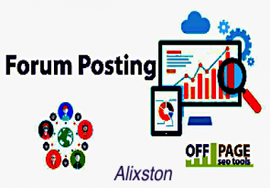 manually 55 Forum Posting SEO Backlinks for Google Ranking
