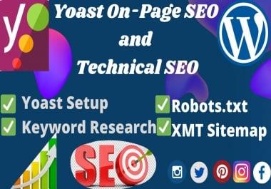 I will do On Page SEO optimization using yoast for wordpress websites with schema markup