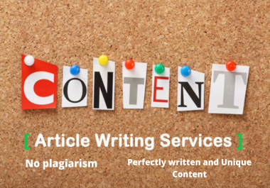 I Will Write 2 x 1000 words High Quality SEO Friendly Content