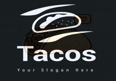 I will design unique minimalist food logo for you