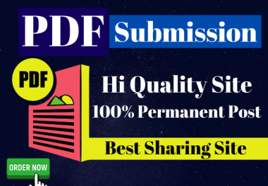 Best 32 PDF Submit for Perfect Link building Best sharing site permanent post